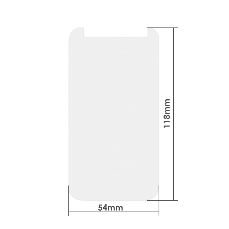 Стъклен протектор DeTech, Универсален, За 4.0", 0.26mm, Прозрачен - 52261