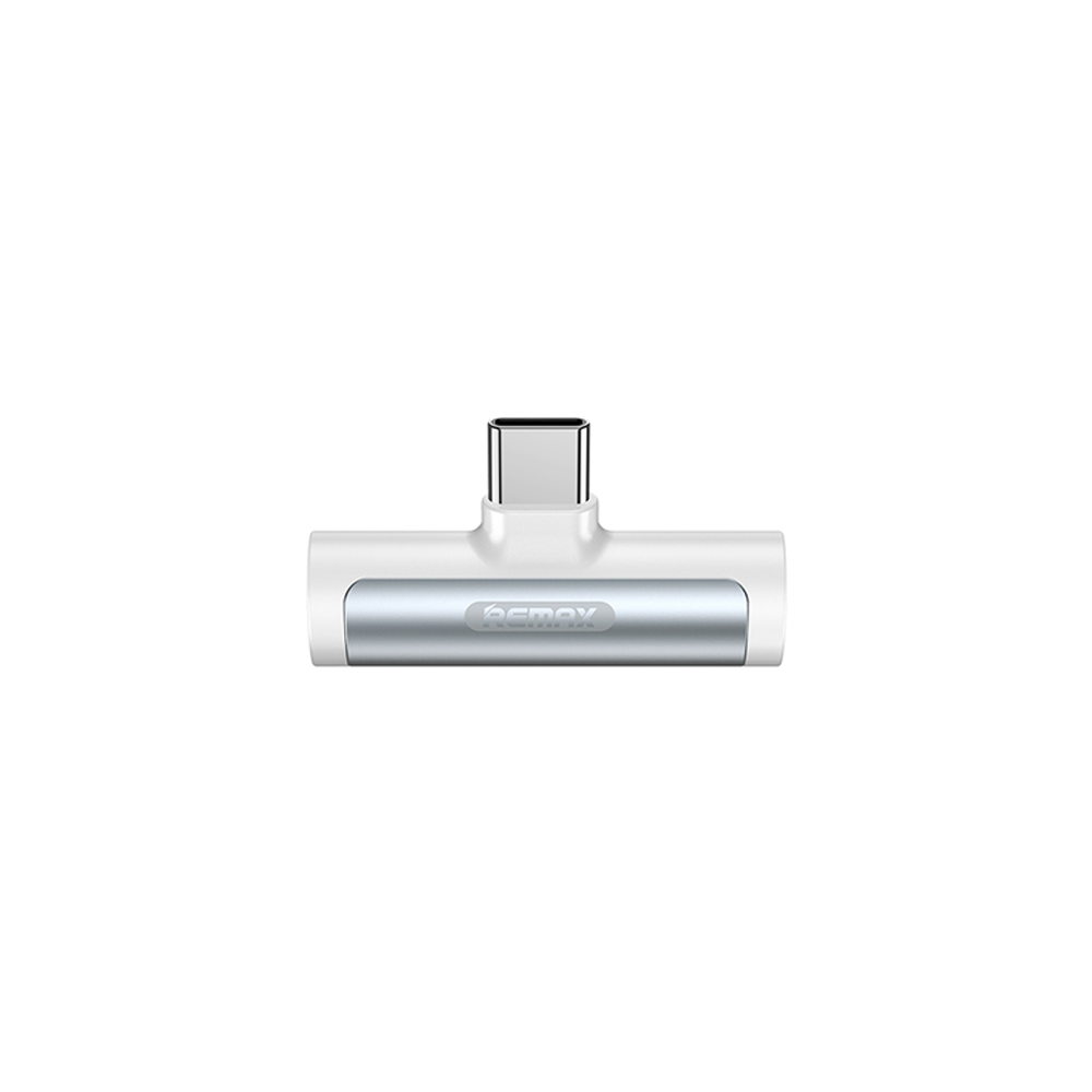 Преходник Remax Smooth RL-LA03, Type-C към 3,5mm + Type-C F, Различни цветове - 40023