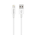 Кабел за данни Yookie CB1, Lightning, 3.0m, Бял - 40150