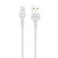 Кабел за данни DeTech DE-C35i, Lightning, 1.0m, Бял - 40189