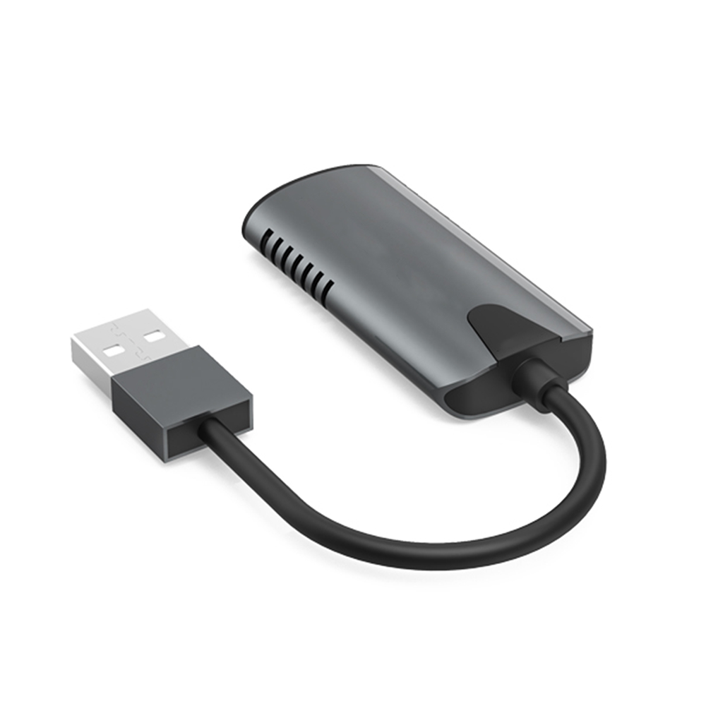 Външна Capture карта Earldom ET-W17,USB, HDMI, Full HD, Сив - 40233