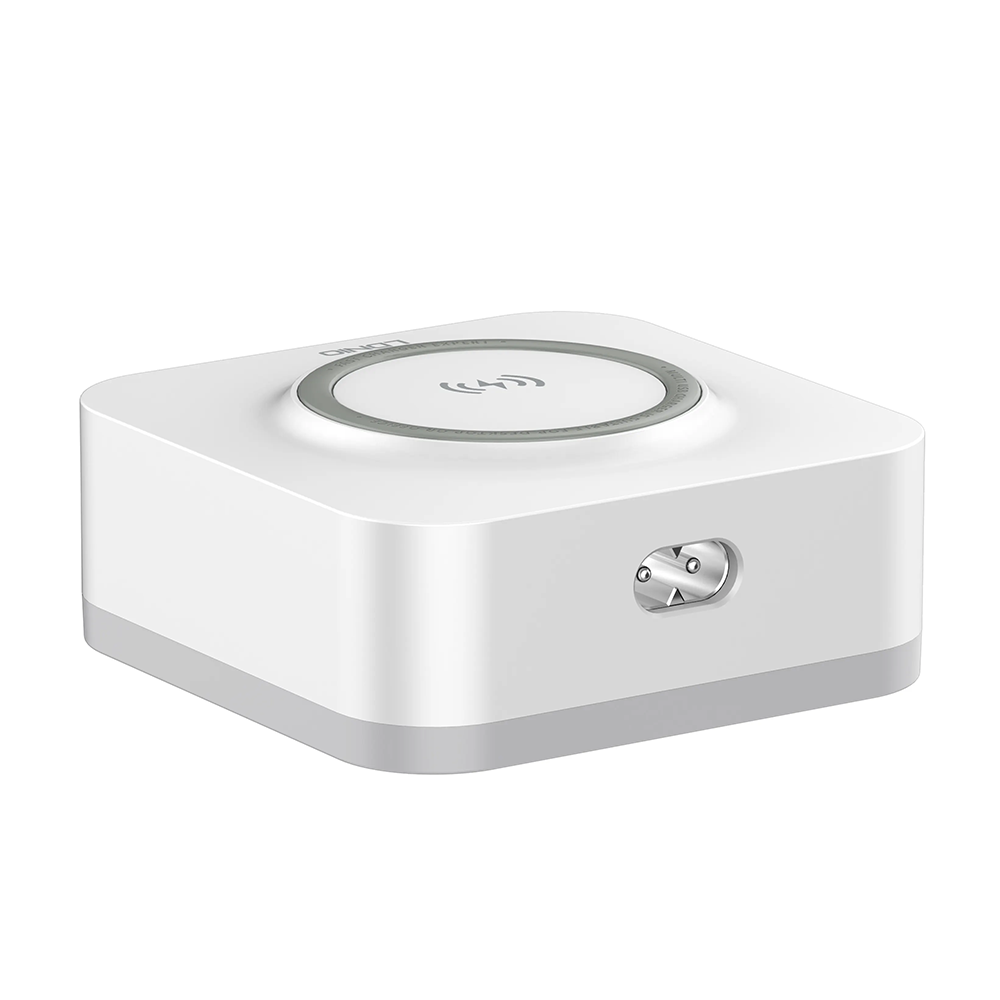 Безжично зарядно устройство LDNIO, 32W, Qi, 1 x Type-C F, 3 x USB F, PD, QC, PPS, Бял - 40294