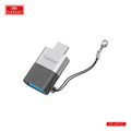 Преходник Earldom ET-OT72, USB (F) към Type-C, OTG, Черен - 40366