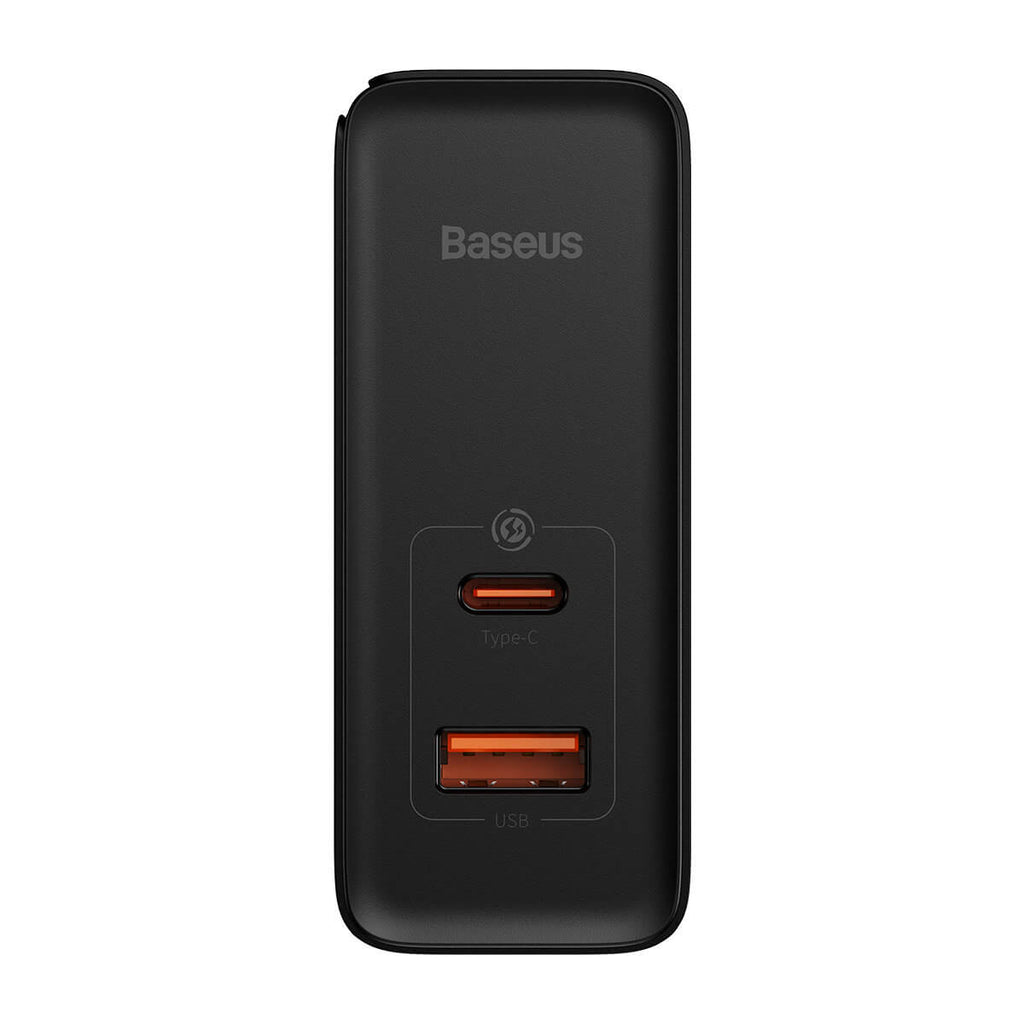 Мрежово зарядно устройство Baseus GaN5 Pro Fast, 100W, С PD кабел, Черен - 40411