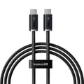 Кабел за данни Baseus Dynamic 3, Type-C - Type-C, 100W, PD, 1.0m, Черен - 40421