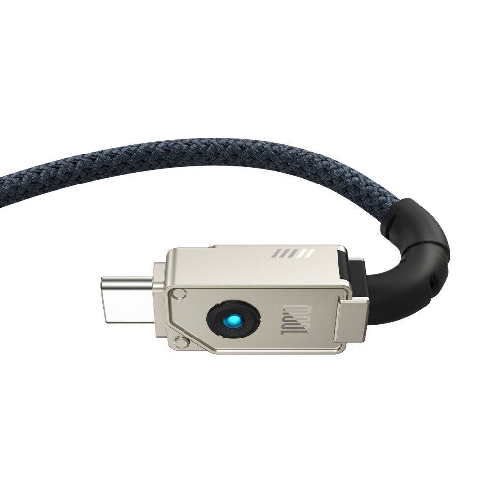 Кабел за данни Baseus Unbreakable, Type-C - Type-C, 100W, PD, 1.0m, Черен - 40425