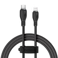 Кабел за данни Baseus Pudding, Type-C - Lightning, 20W, 1.2m, Черен - 40433