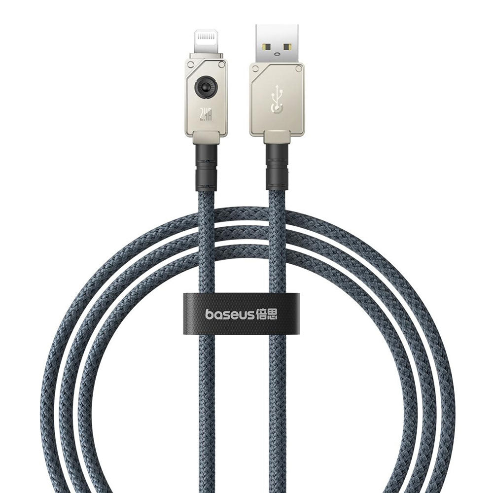 Кабел за данни Baseus Unbreakable, Lightning, 1.0m, Черен - 40436