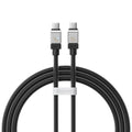 Кабел за данни Baseus CoolPlay, Type-C - Type-C, 100W, PD, 1.0m, Черен - 40441