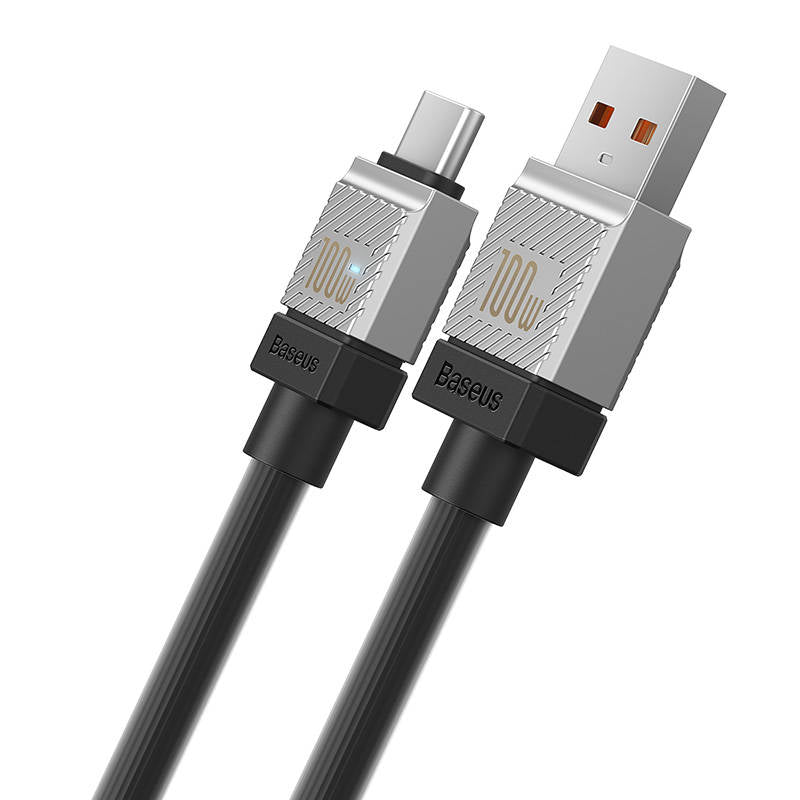 Кабел за данни Baseus CoolPlay, Type-C, 100W, 2.0m, Черен - 40447