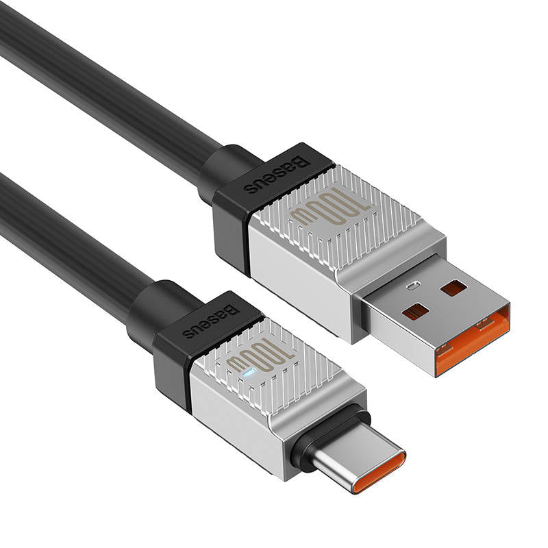 Кабел за данни Baseus CoolPlay, Type-C, 100W, 1.0m, Черен - 40445