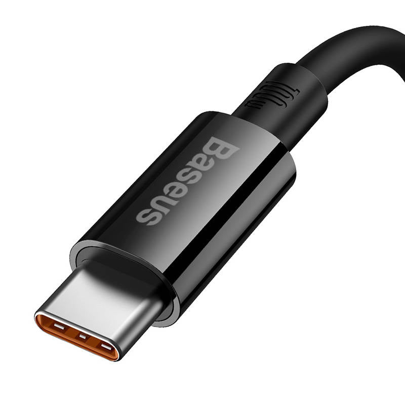Кабел за данни Baseus Superior, Type-C, 100W, 1.0m, Черен - 40449