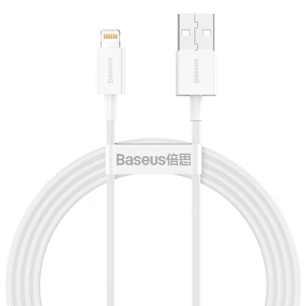 Кабел за данни Baseus Superior, Lightning, 1.5m, Бял - 40471