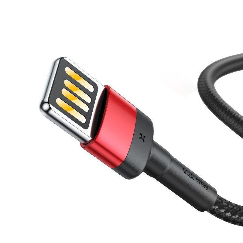 Кабел за данни Baseus Cafule, Lightning, 1.0m, Черен - 40478