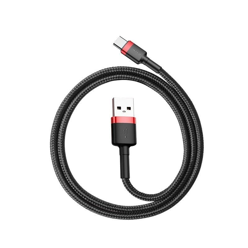 Кабел за данни Baseus Cafule, Type-C, 3.0A, 1.0m, Черен - 40490