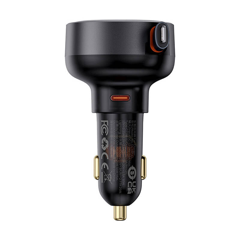 Зарядно устройство за кола Baseus Enjoyment Pro, 60W, С Type-C, Черен - 40496