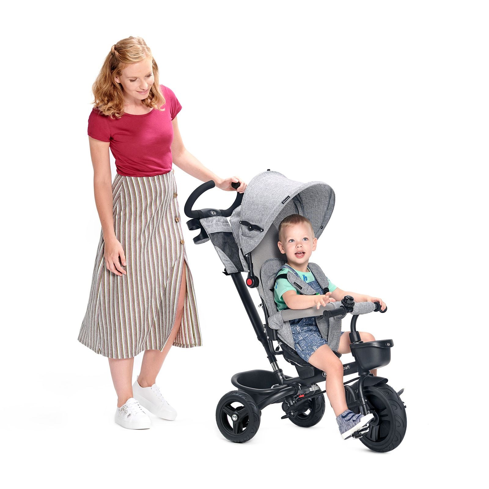 KinderKraft AVEO LIGHT GREY триколка KRAVEO00LGR0000 - снимка 5