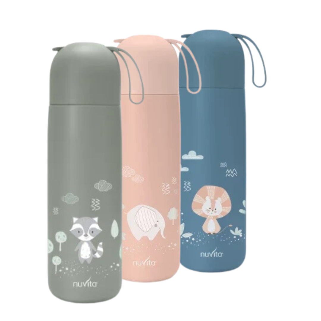 4435 Nuvita термос 400 ml Powder Blue - снимка 3