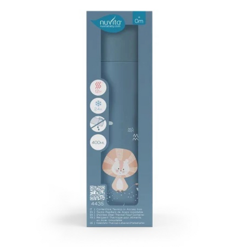 4435 Nuvita термос 400 ml Powder Blue - снимка 2