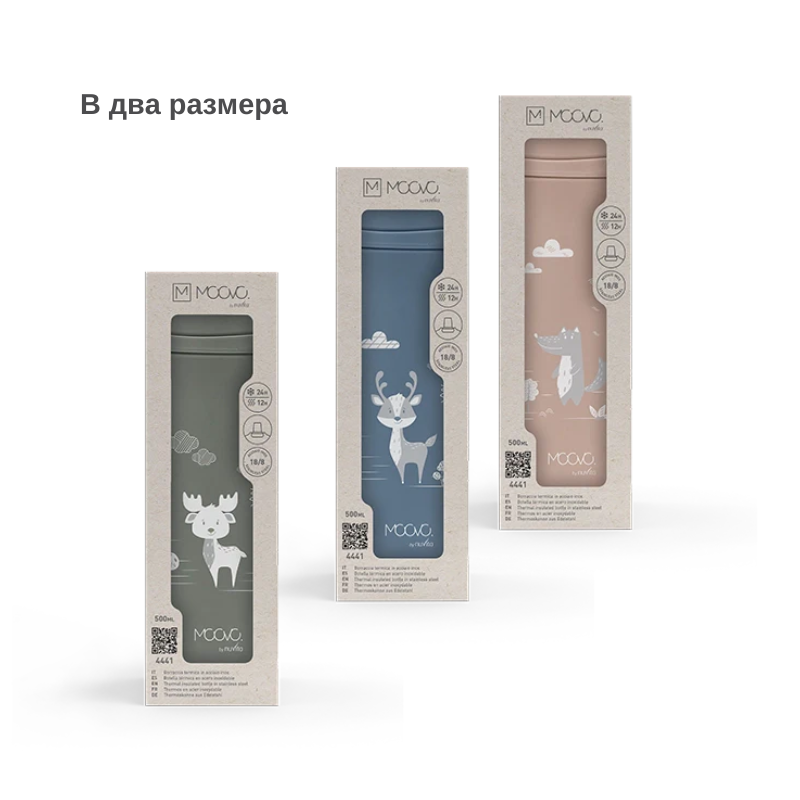 4441 Nuvita термос със сламка 500 ml Sage Green - снимка 2