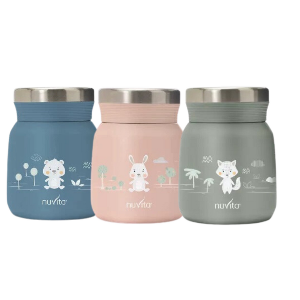 4471 Nuvita термо кутия 300 ml Powder Blue - снимка 4