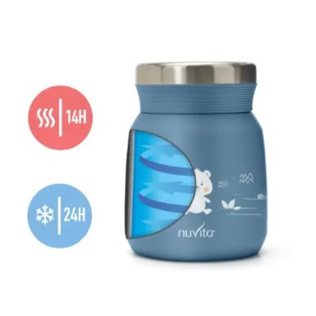 4471 Nuvita термо кутия 300 ml Powder Blue - снимка 3