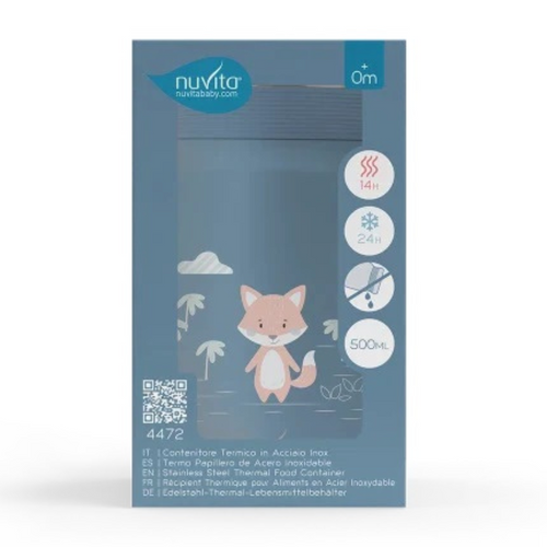 4472 Nuvita термо кутия 500 ml Powder Blue - снимка 2