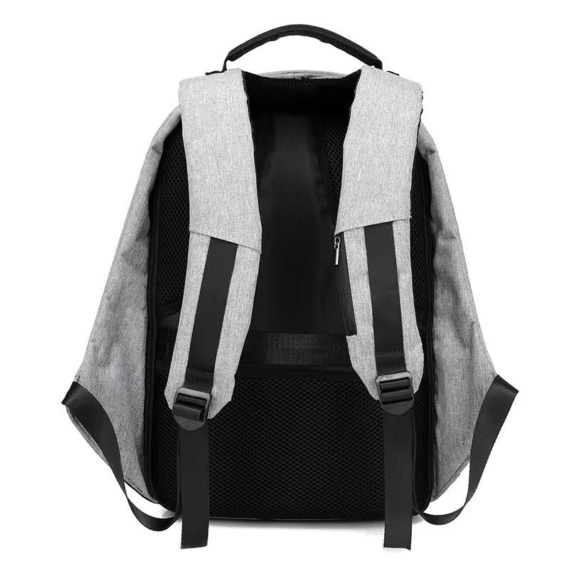Раница за лаптоп No brand BP-01, 15.6", Сив - 45284