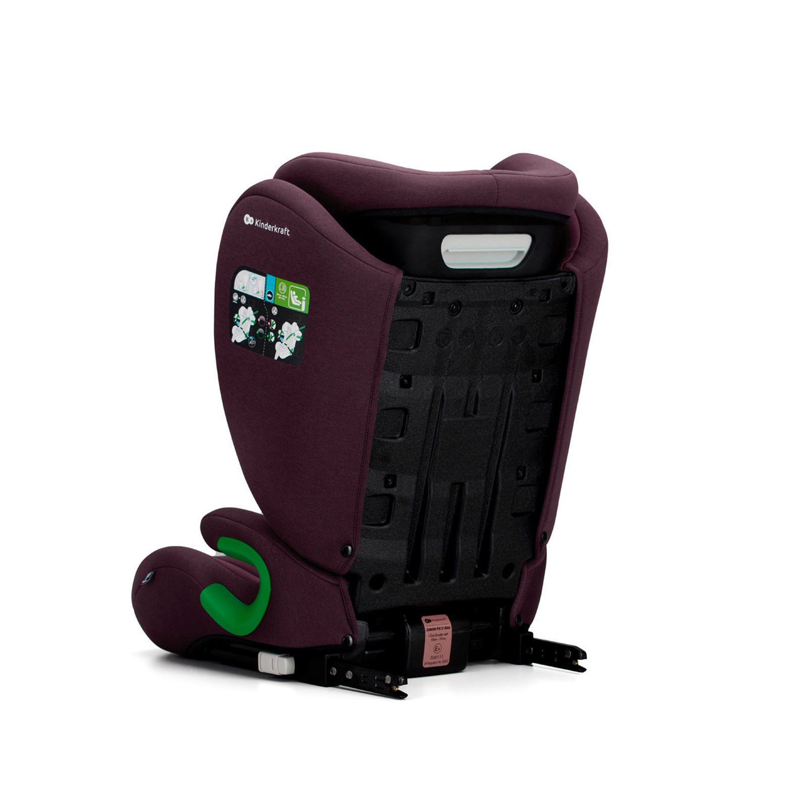 Kinderkraft столче за кола JUNIOR FIX 2 i-Size CHERRY PEARL - снимка 8