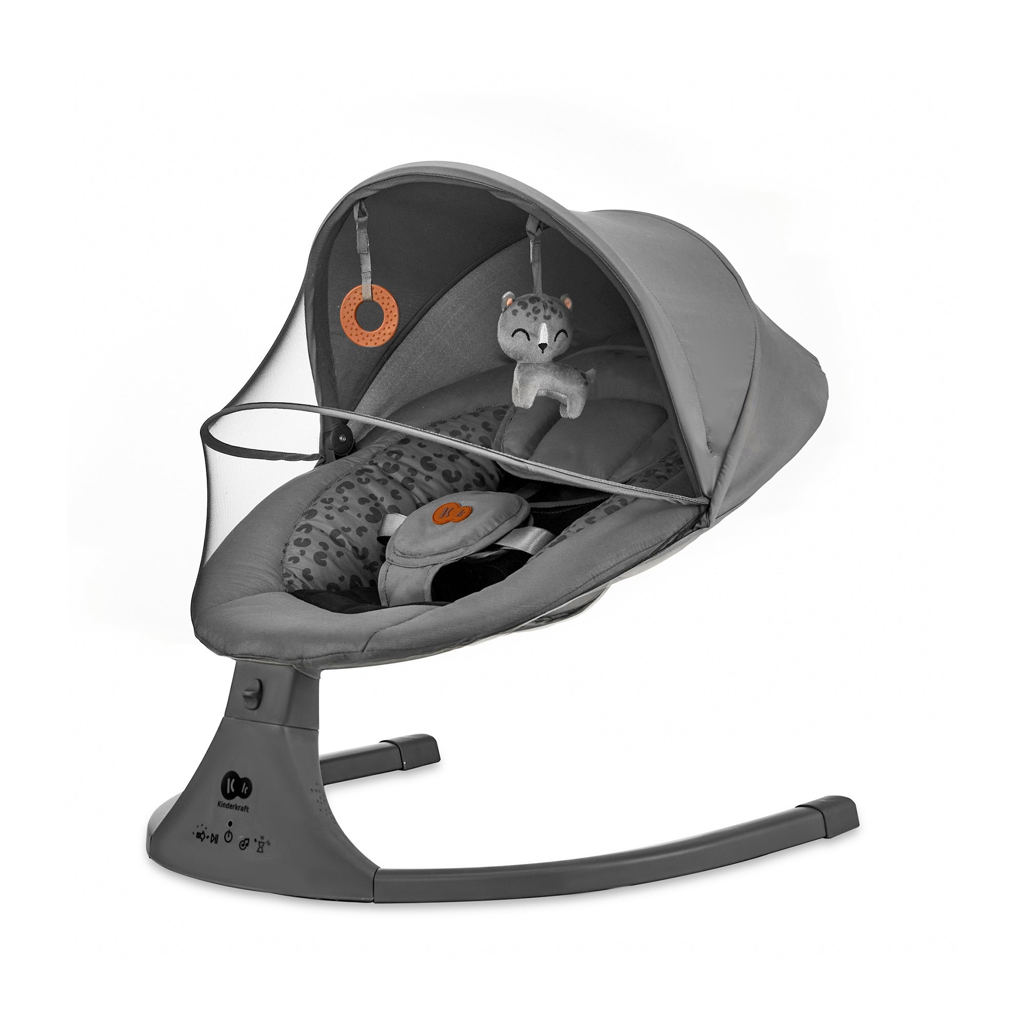 Kinderkraft люлка LUMI 2 dark grey - снимка 4