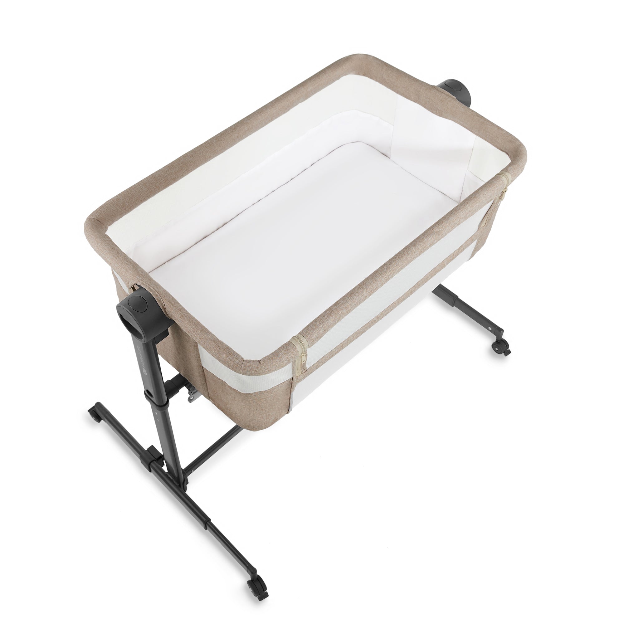 KinderKraft NESTE UP 2 бебешка кошара BEIGE - снимка 2
