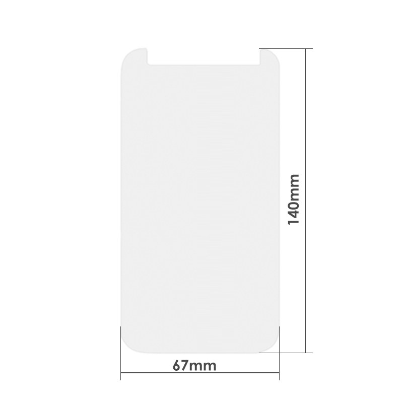 Стъклен протектор DeTech, Универсален, За 5.0", 0.26mm, Прозрачен - 52265
