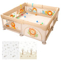 Мека кошара LEO FUN M – 150x180 см, модел с лъвчета