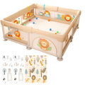 Детска мека кошара LEO FUN L – 150x200 см с цветен дизайн