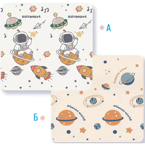 Бебешко меко килимче Astronaut / Planets 180*200*2 размер XL