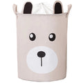 Кош за съхранение на играчки, сгъваем, 43 L, Плюшено мече