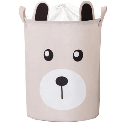 Кош за съхранение на играчки, сгъваем, 43 L, Плюшено мече