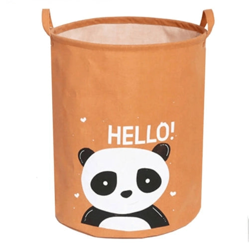 Детска памучна кошница за съхранение на играчки, Hello Panda