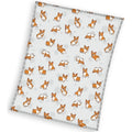 Меко бебешко одеяло Welsh Corgy dogs 130x170