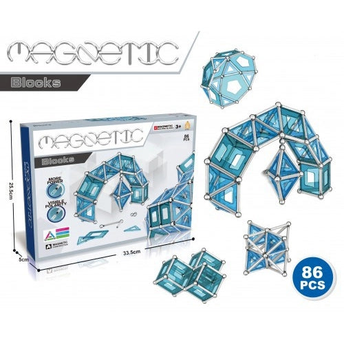Образователни магнити за игра, Magnetic Z, 86 части