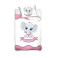 Бебешки спален комплект Little Elephant Pink - 2 части