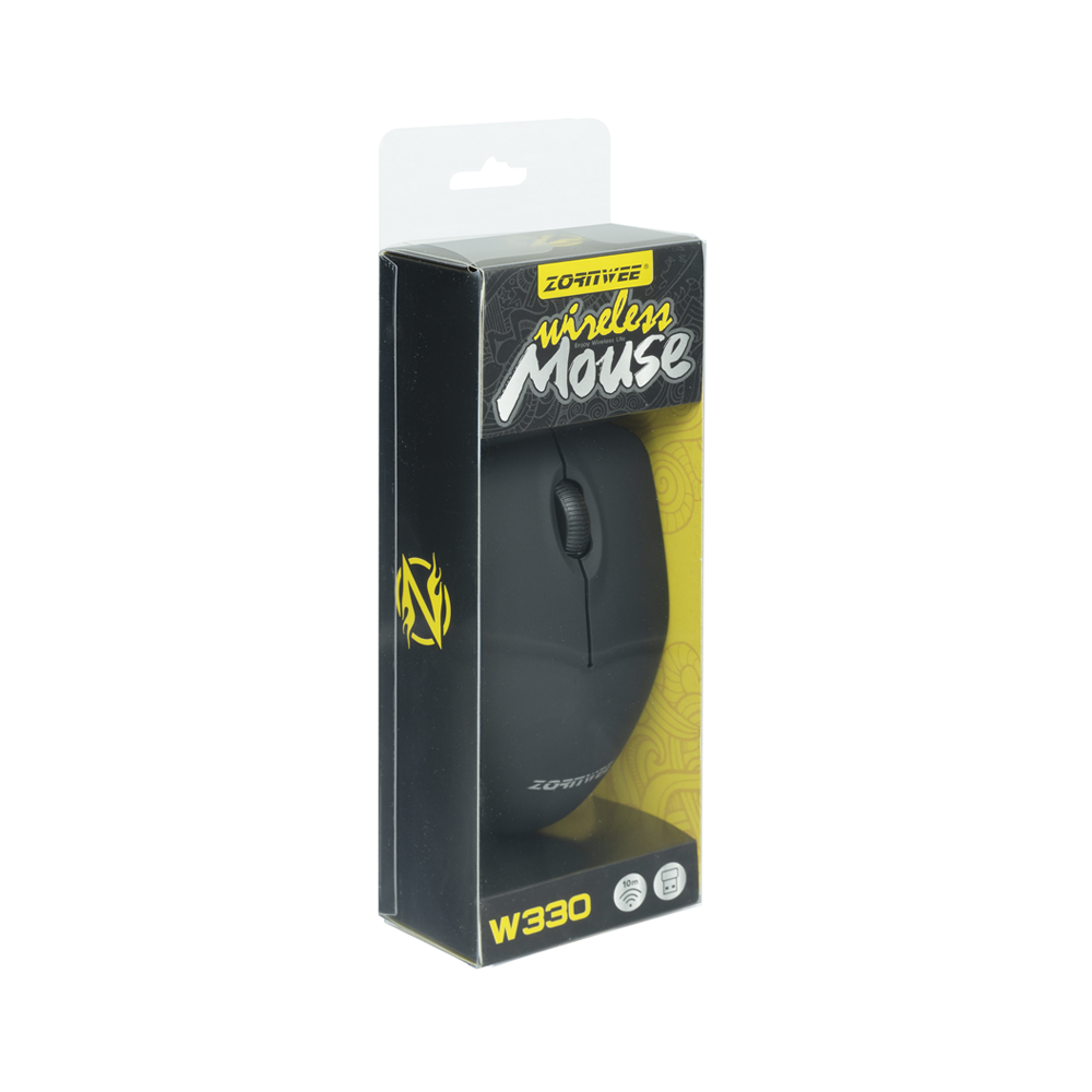 Мишка ZornWee W330, Безжична, Сив - 505