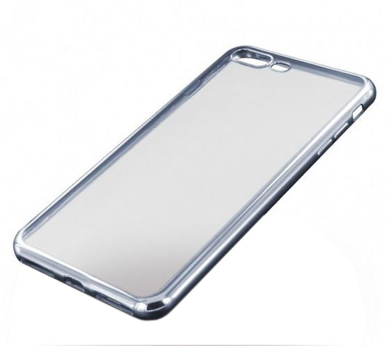 Протектор No brand за iPhone 6/6S, Силикон, Ultra thin 0.33mm, Сребърен  - 51388