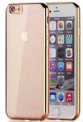 Протектор No brand за iPhone 6/6S, Силикон, Ultra thin 0.33mm, Златен - 51390