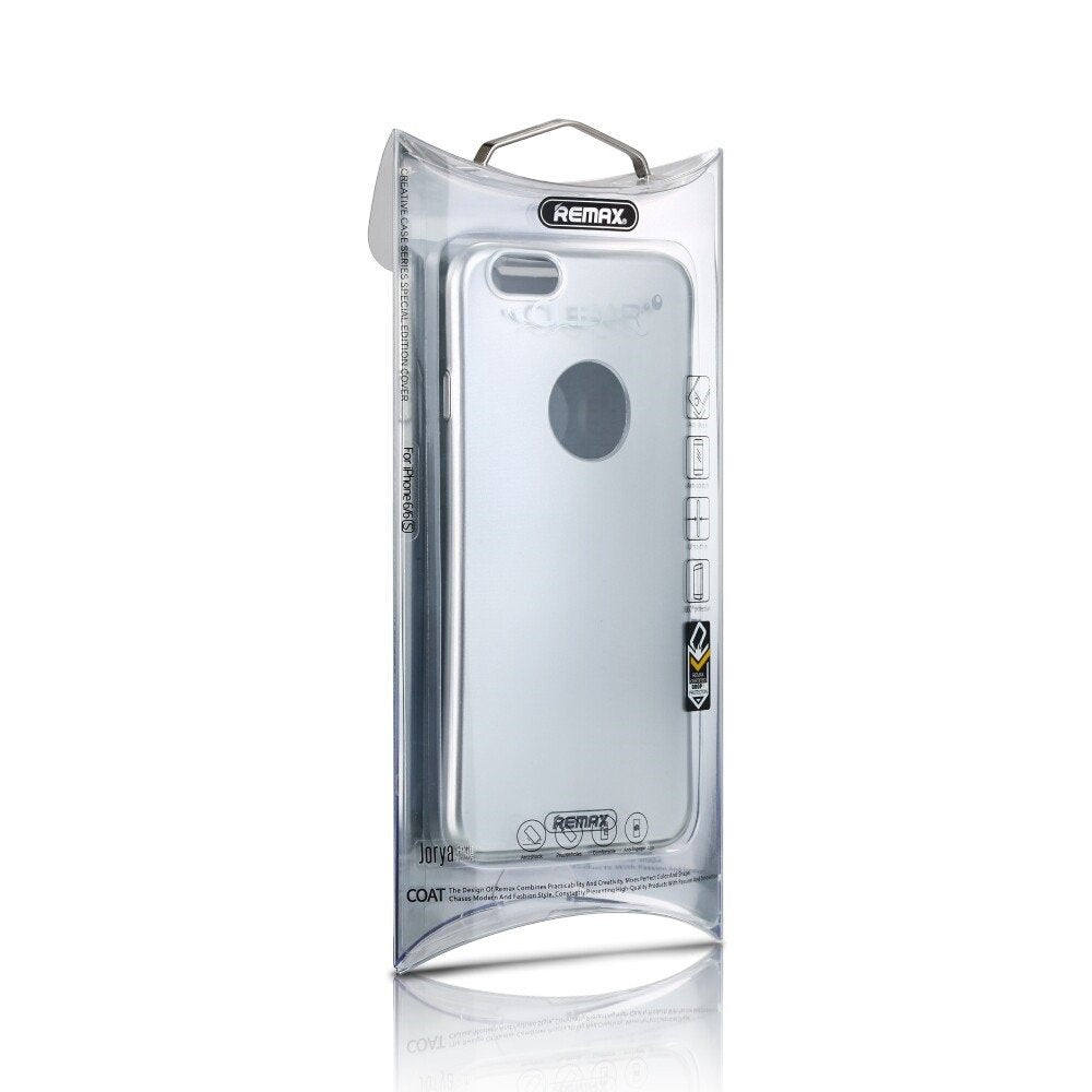 Протектор за iPhone 6/6S Plus, Remax Jorya, TPU, Slim, Сребрист - 51403