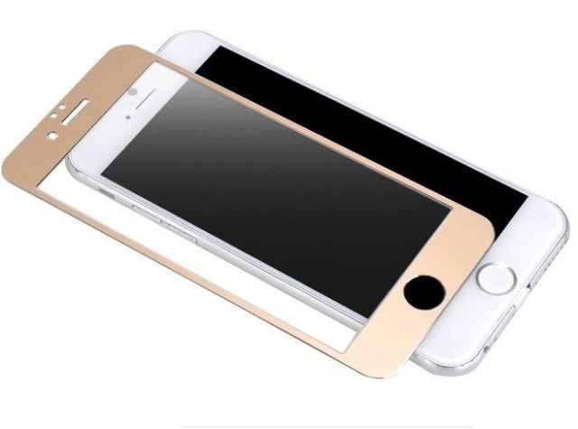 Протектор дисплей No brand за iPhone 6 Plus, Силикон, Златен - 52149