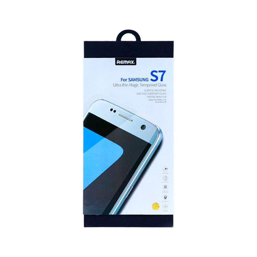 Стъклен протектор за целия дисплей, Remax Тop, за Samsung Galaxy S7 Edge, 0.3mm, Бял - 52224
