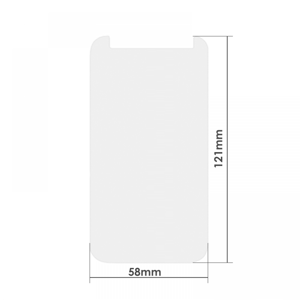 Стъклен протектор DeTech, Универсален, За 4.3", 0.26mm, Прозрачен - 52262