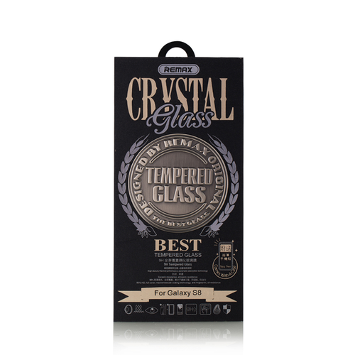 3D Стъклен протектор + Калъф, Remax Crystal, За Samsung Galaxy S8, Бял - 52302