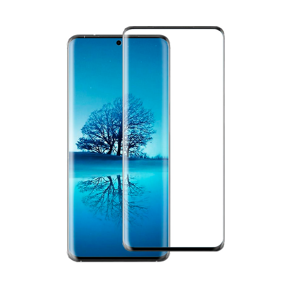 Стъклен протектор Mocoson Nano Flexible, за Samsung Galaxy S20 Plus, 5D, 0.3 mm, Черен - 52581